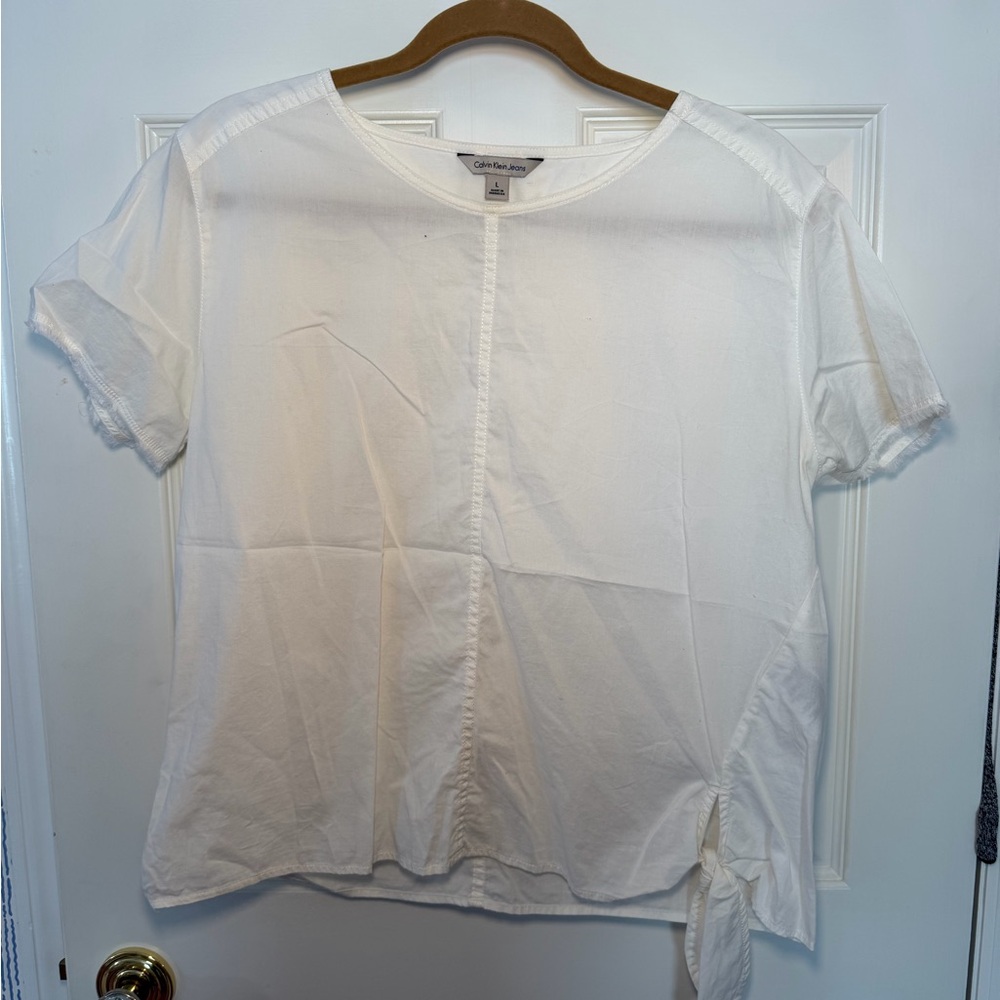 Calvin Klein Jeans White Short-Sleeve Top